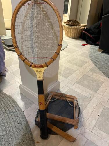 Spalding Pancho Segura Tennis Racket, Dunlop Press