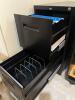 Black FireKing 2-Drawer Filing Cabinet - 2
