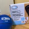 Exercise Equipment Lot: Pedal Exerciser, Weights, & Ball - 5