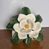 Ceramic Magnolia Flower Figurine - 2