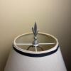 Floral Black Ceramic Table Lamp - 7