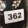 Floral Black Ceramic Table Lamp - 11
