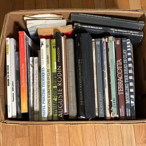 Box of Art and Sculpture Reference Books