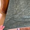 Green Damask Bedspread with Floral and Accent Pillows - 6