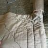 Green Damask Bedspread with Floral and Accent Pillows - 7