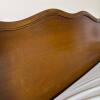 Wooden Queen Bed Frame with Curved Headboard - 5