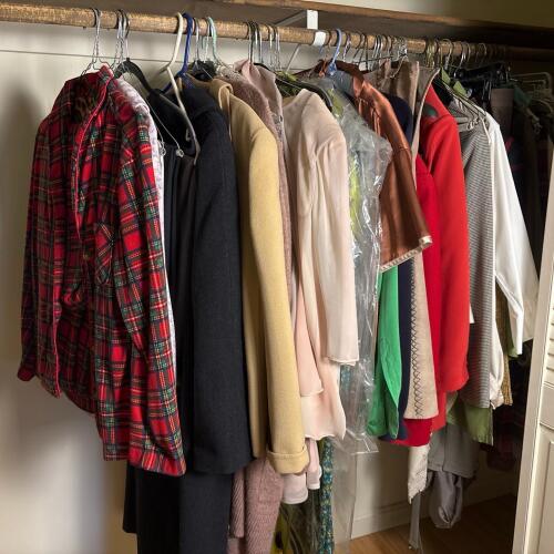 Lot of Women's Clothing: Jackets, Skirts, Sweaters & More