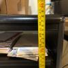Black Metal Office Cart & Office Supplies - 7