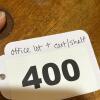 Black Metal Office Cart & Office Supplies - 10