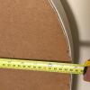 Arched Wall Mirror with White Frame - 4