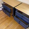Pair Of Nadeau Blue Nightstands - 4