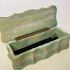 Incolay Stone Jewelry Box With Venus Relief Lid - 2