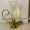Brass Hurricane Candle Holder - 7
