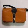 Three Leather Handbags: Michael Kors, Tuscany, Orange Crossbody - 7