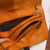 Three Leather Handbags: Michael Kors, Tuscany, Orange Crossbody - 9