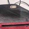 Red and Black Leather Shoulder Bag - 3