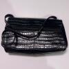 Etienne Aigner Black Embossed Leather Handbag - 2