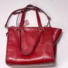 Coach Red Leather Satchel Handbag - 5