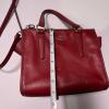 Coach Red Leather Satchel Handbag - 11