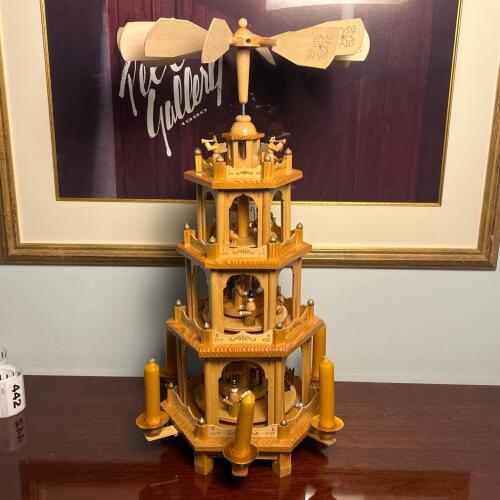 Wooden Weihnachts-Pyramide Christmas Pyramid
