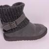 UGG Australia Grey Knit Buckle Boots - 6