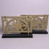 Pair of Cast Iron Acanthus Bookends