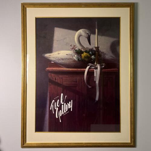 Peel Gallery 1990 Framed Swan Print