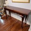 Null Manufacturing Mahogany Finish Console Table - 2