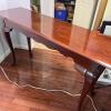 Null Manufacturing Mahogany Finish Console Table - 3