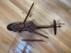 Wooden Helicopter Model with Broken Rotor Blade - 2