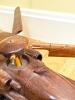 Wooden Helicopter Model with Broken Rotor Blade - 9