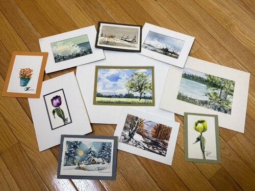 Assorted Signed Watercolor Paintings