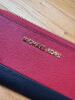 Michael Kors Red and Black Zip Wallet - 4
