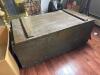 Wooden Storage Chest with Hinged Lid
