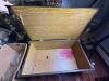 Wooden Storage Chest with Hinged Lid - 2