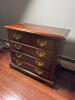Null Manufacturing Mahogany-Finish Miniature Chest