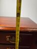 Null Manufacturing Mahogany-Finish Miniature Chest - 7