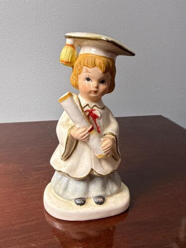 Lefton China Hand Painted Graduation Figurine