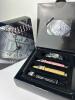 Ecclissi Diamonds Sterling Silver Ladies' Watch, Mother-of-Pearl Dial, Diamond Bezel & 3 Straps