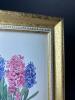 Small 8"x10" Barbara Mock Floral Framed Print Of A Blue Hyacinth Vase - 3