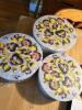 Three Donna Dewberry Floral Decorative Nesting Hat Boxes - 2