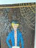 Folk Art 19&rdquo;x9&rdquo; Rustic Nautical Man & Woman Hand-Painted Wood Wall Plaques - 2