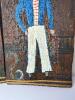 Folk Art 19&rdquo;x9&rdquo; Rustic Nautical Man & Woman Hand-Painted Wood Wall Plaques - 3