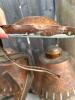 Rustic 4-Light Western Chandelier With Horseshoe Iron & Frosted Hurricane Shades - 5