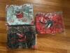 Three New 12"x15" Chinese Brocade Silk Tote Gift Bags From Pier One