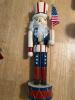 Patriotic Decor Lot: Plates, Table Runner, Uncle Sam Nutcracker, Flags & More - 4