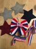 Patriotic Decor Lot: Plates, Table Runner, Uncle Sam Nutcracker, Flags & More - 5