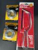 Mixed Lot: Ozark Trail LED Flashlights, Hand Tools & Hardware, SoftTouch Glides, &Ace Saw - 2