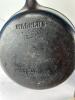 Three Cast Iron Fry Pans - Lodge, Wagner & Erie - 5