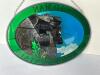 AMIA Old Man of the Mountain Hand-Painted Glass Oval Window Art - 3